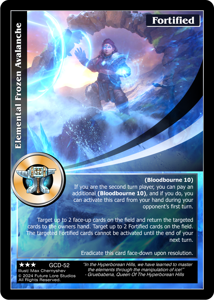 Elemental Frozen Avalanche (GCD-52) - NM