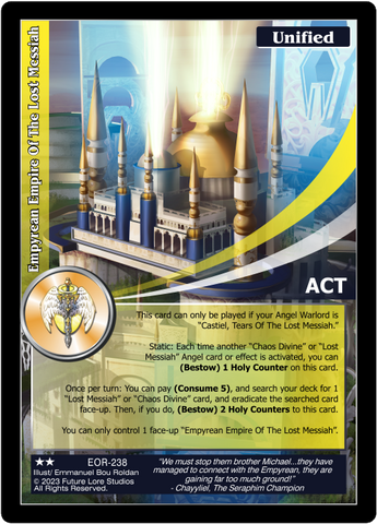 Empyrean Empire Of The Lost Messiah (EOR-238) - NM