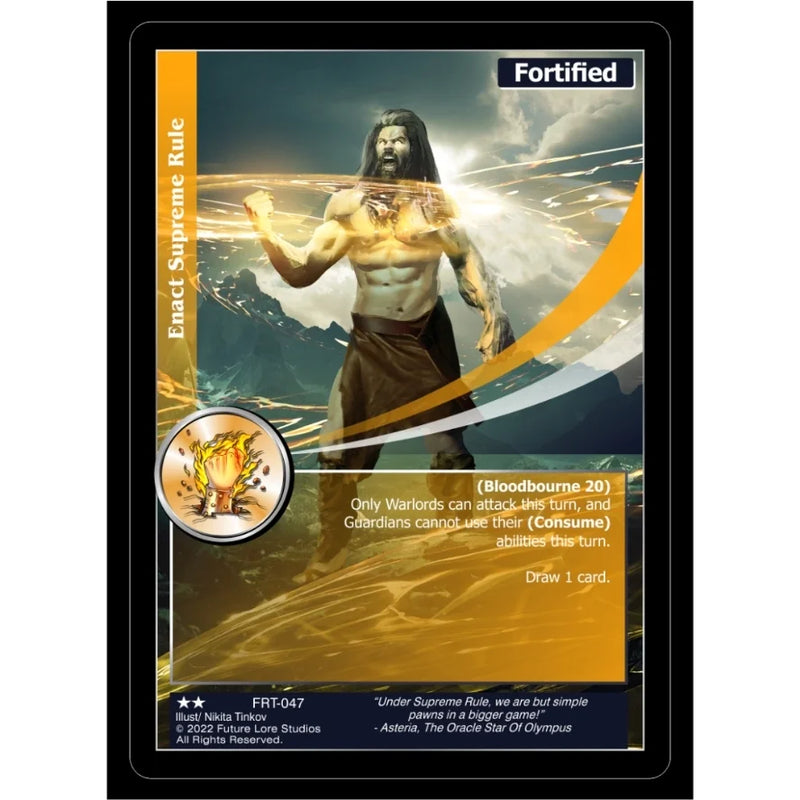 Enact Supreme Rule (FRT-047) - NM