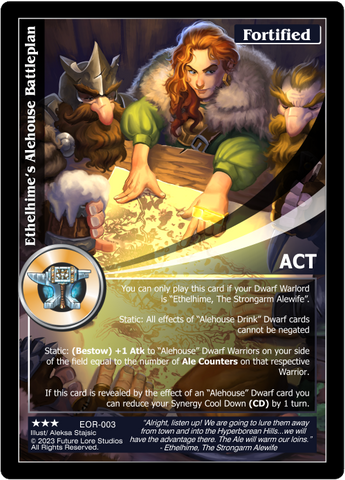 Ethelhime's Alehouse Battleplan (EOR-003) - NM