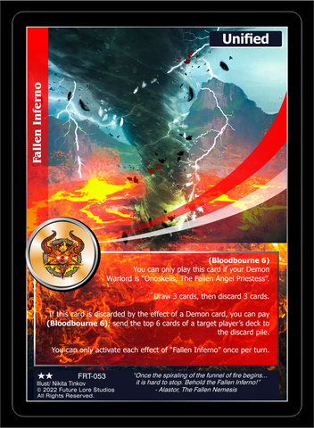 Fallen Inferno (FRT-053) - NM
