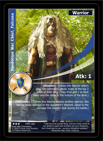 Fandorian War Chief, Fulcona (FRT-120)- NM