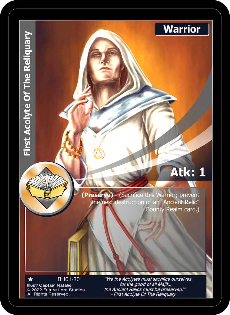 First Acolyte Of The Reliquary (BH01-30) - NM