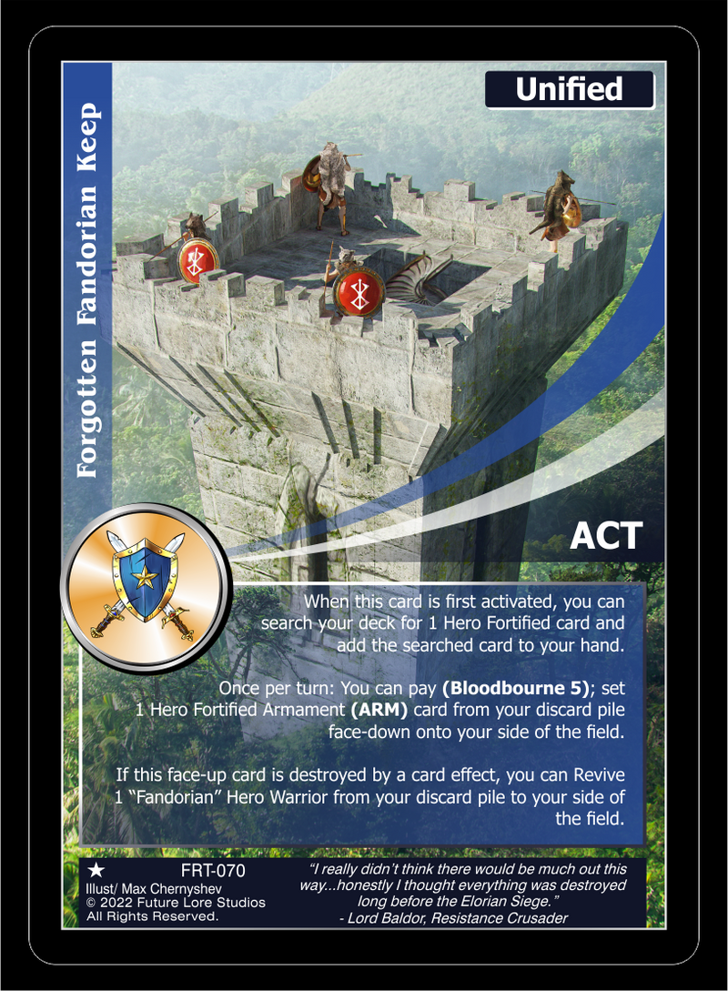 Forgotten Fandorian Keep (FRT-070) - NM