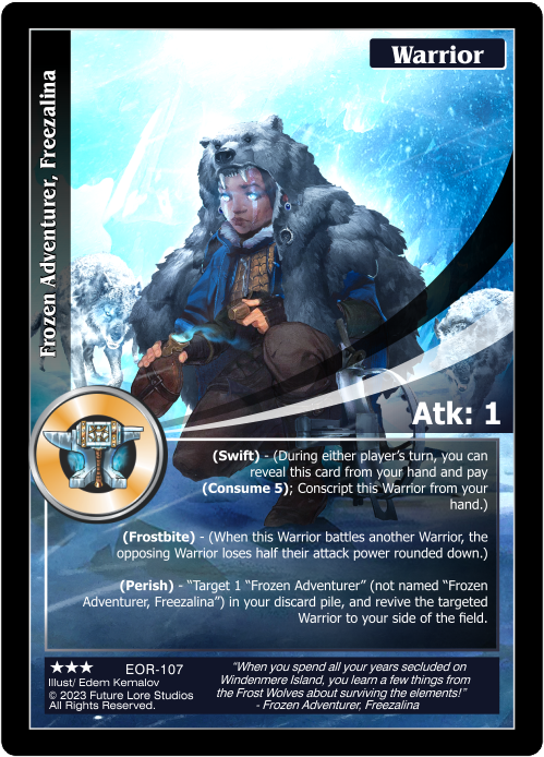 Frozen Adventurer, Gelidendorf (EOR-106) - NM