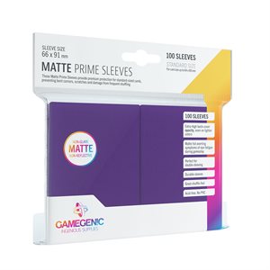 Gamegenic: Matte Prime Sleeves: Purple (100)-