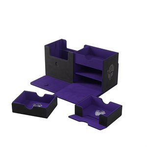 Deck Box: The Academic 133+ XL: Black / Purple (133 ct)