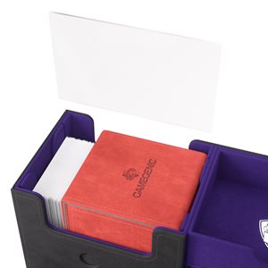 Deck Box: The Academic 133+ XL: Black / Purple (133 ct)