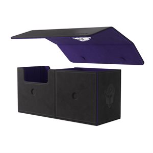 Deck Box: The Academic 133+ XL: Black / Purple (133 ct)