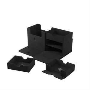 Deck Box: The Academic 133+ XL: Black / Black (133 ct)