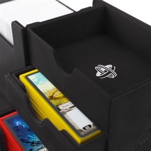Deck Box: The Academic 133+ XL: Black / Black (133 ct)