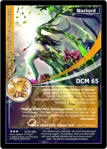 Gaia, The Earth's Unstoppable Ambition (EOR-066) - NM