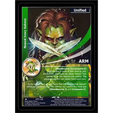 Honed Ivory Sabres (FRT-129) - NM