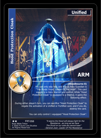 Hood Protection Cloak (FRT-056) - NM