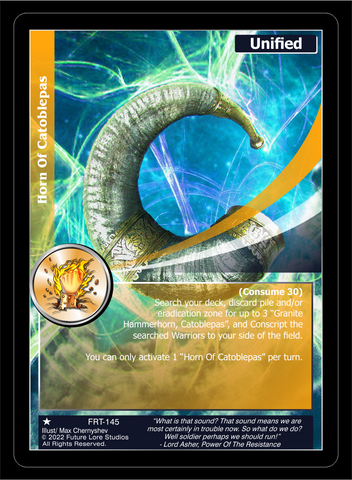 Horn Of Catoblepas (FRT-145) - NM