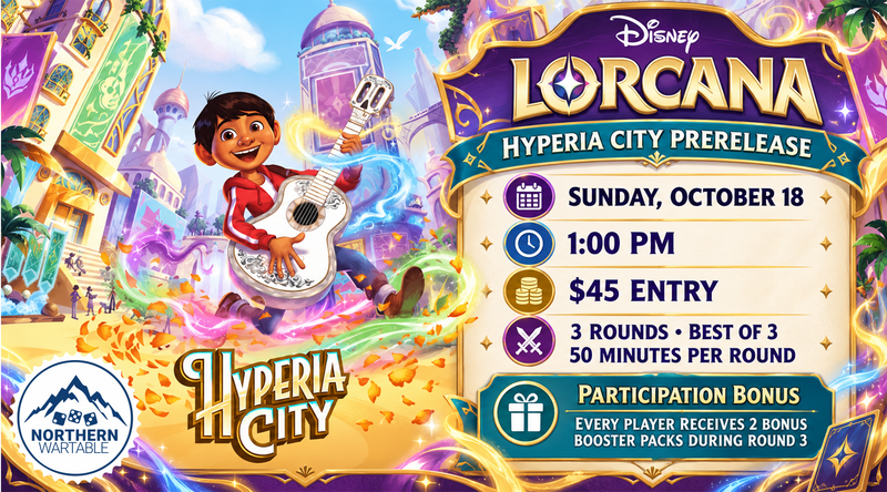 Lorcana: Hyperia City Prerelease