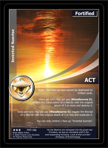 Inverted Sunrise (FRT-166) - NM