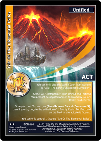 Isle Of The Elemental Exiles (EOR-194) - NM