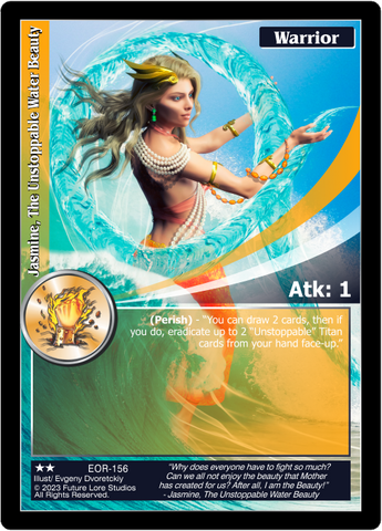 Jasmine, The Unstoppable Water Beauty (EOR-156) - NM