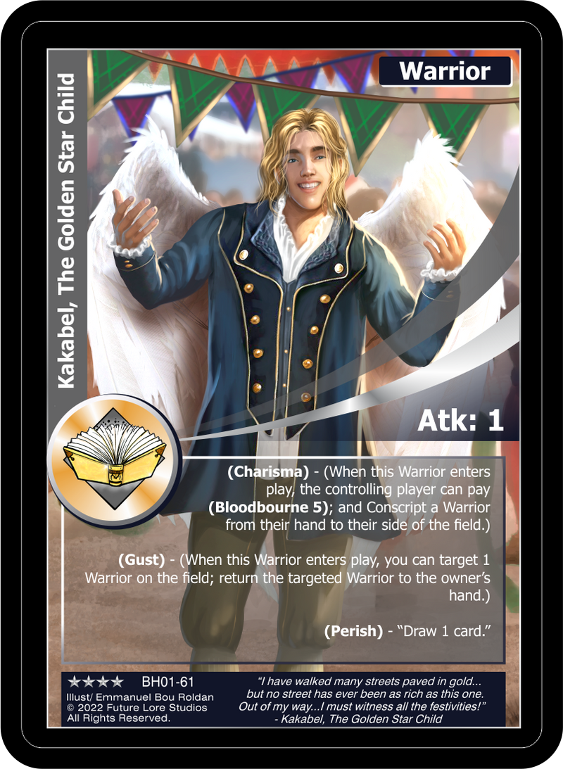 Kakabel, The Golden Star Child (BH01-61) - NM