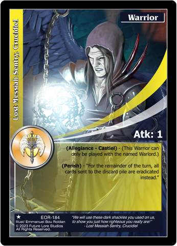 Lost Messiah Sentry, Crucidiel (EOR-184) - NM