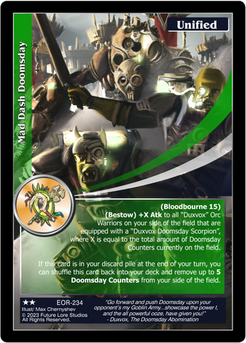 Mad Dash Doomsday (EOR-234) - NM