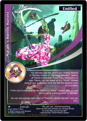 Mal'ady's Horrific Harvest (EOR-081) - NM