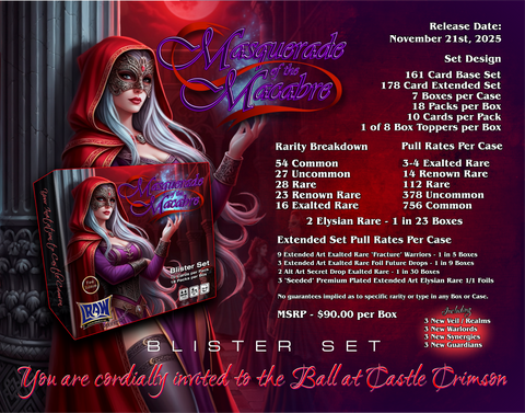 Masquerade Of The Macabre Blister Box