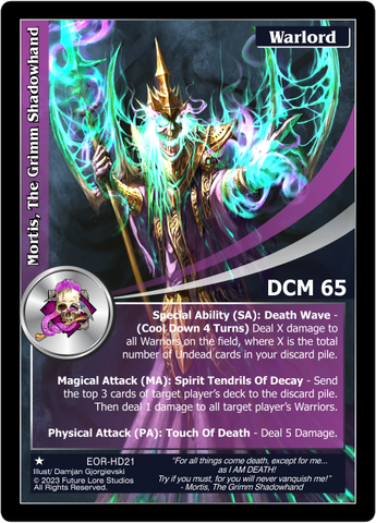 Mortis, The Grimm Shadowhand (EOR-HD21) - NM