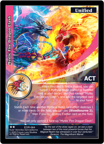 Mystic Fire Dragon Clash (EOR-064) - NM