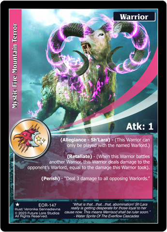Mystic Fire Mountain Terror (EOR-147) - NM