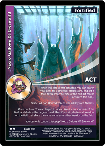 Necro Gallows Of The Everworld (EOR-195) - NM