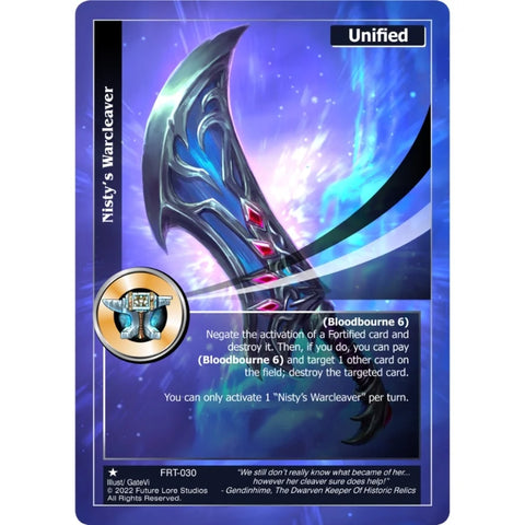 Nisty's Warcleaver (FRT-030) - NM