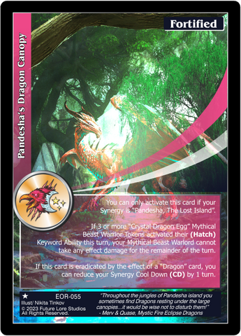 Pandesha's Dragon Canopy (EOR-055) - NM