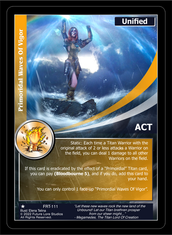 Primoridal Waves Of Vigor (FRT-111) - NM