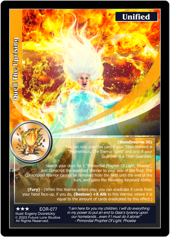 Quell The Uprising (EOR-077) - NM