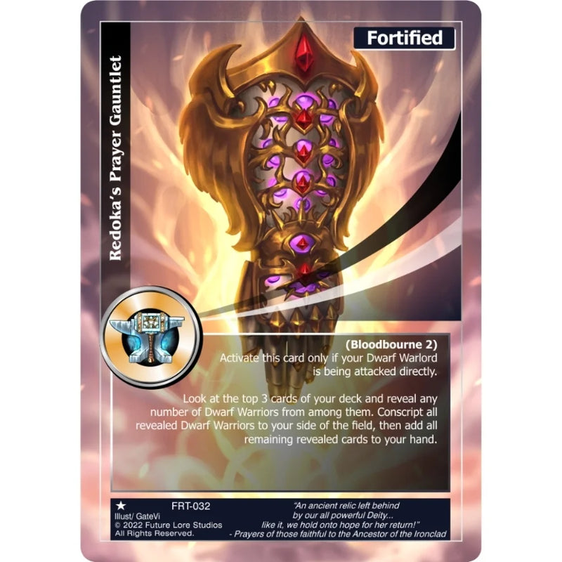 Redoka's Prayer Gauntlet (FRT-032) - NM