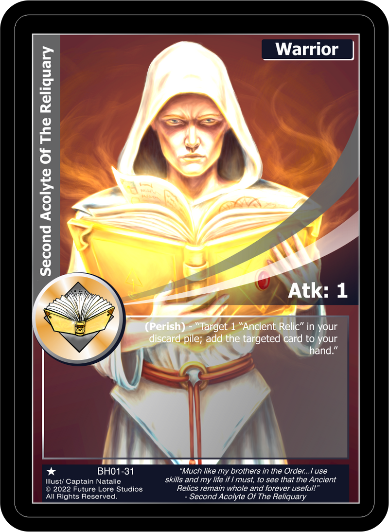 Second Acolyte Of The Reliquary (BH01-31) - NM