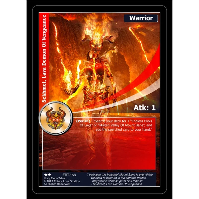 Sekhmet, Lava Demon Of Vengeance (FRT-158) - NM