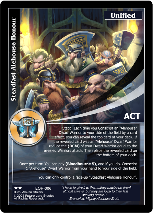 Steadfast Alehouse Honour (EOR-006) - NM