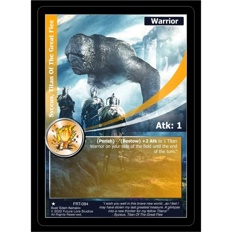 Syceus, Titan Of The Great Flee (FRT-094) - NM