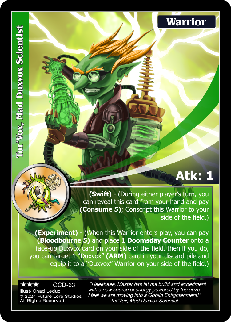 Tor'Vox, Mad Duxvox Scientist (GCD-63) - NM