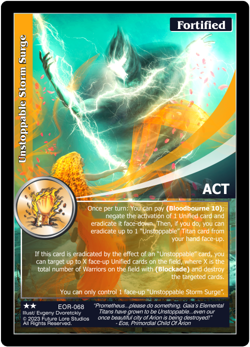 Unstoppable Storm Surge (EOR-068) - NM