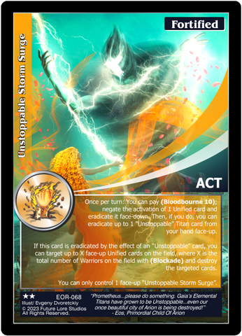 Unstoppable Storm Surge (EOR-068) - NM