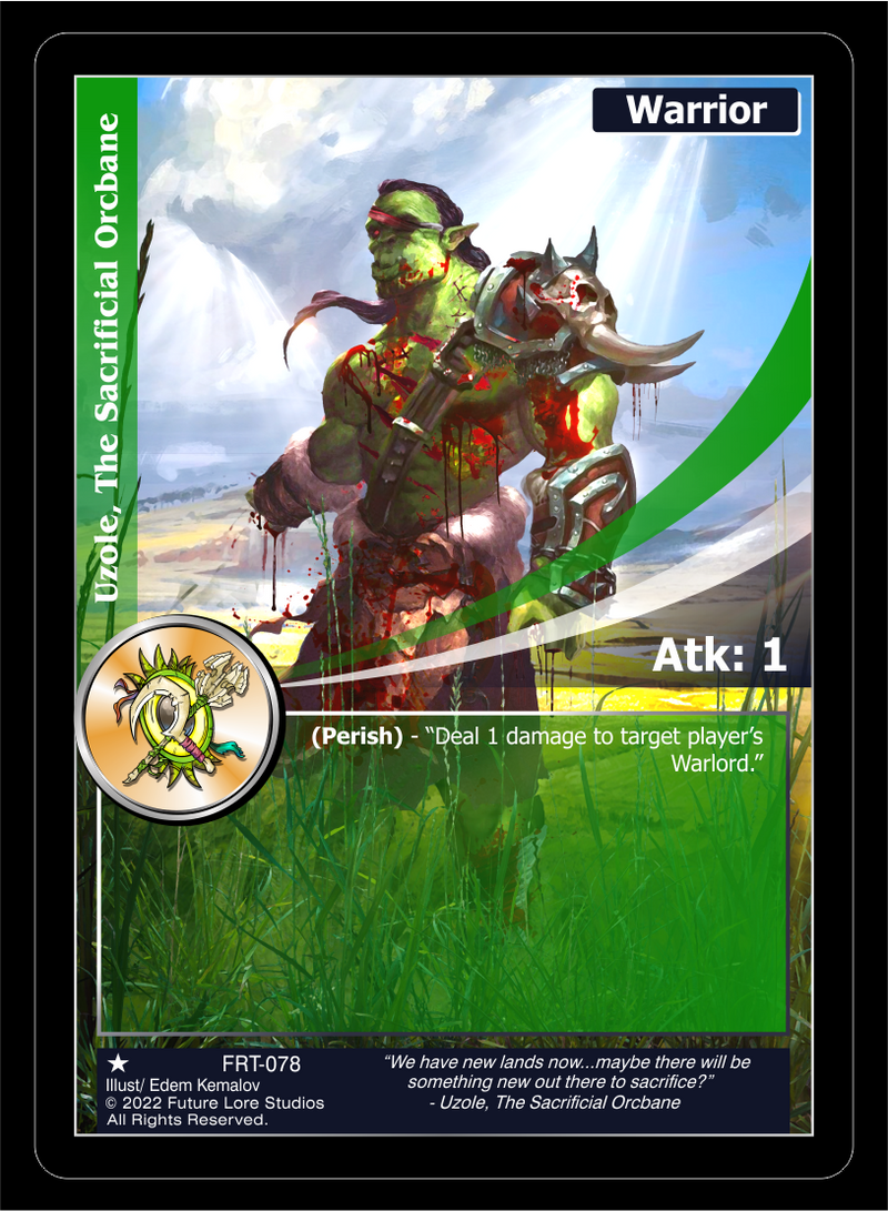 Uzole, The Sacrifical Orcbane (FRT-078) - NM