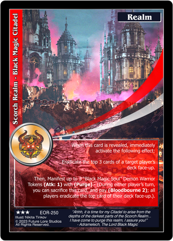 Veil Of Diabolism // Scorch Realm - Black Magic Citadel (EOR-250) - NM