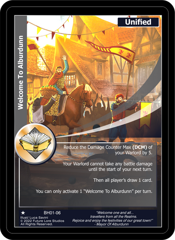 Welcome To Alburdunn (BH01-06) - NM