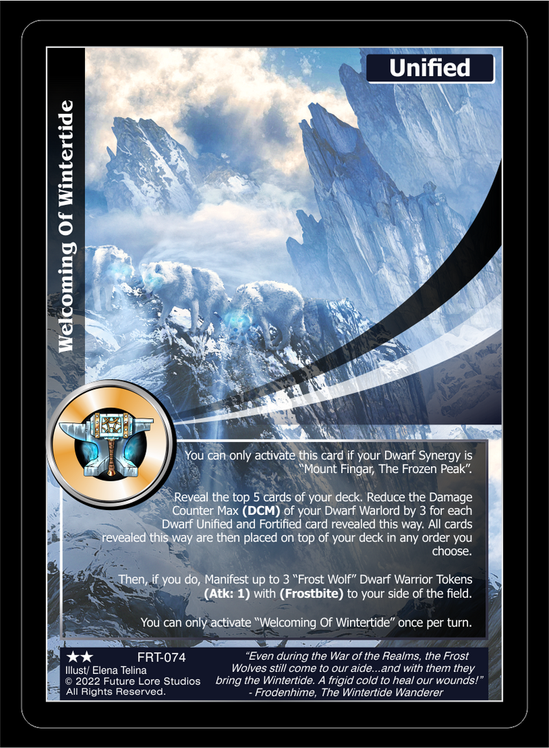 Welcoming Of Wintertide (FRT-074) - NM