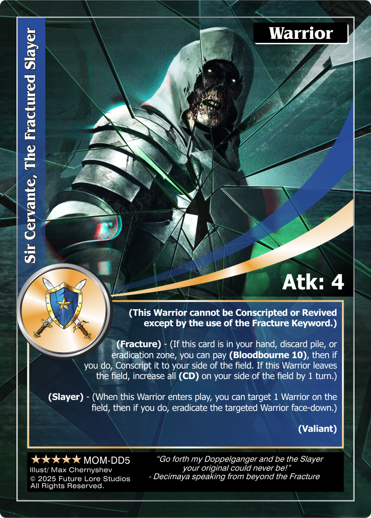 Sir Cervante, The Fractured Slayer [Masquerade Of The Macabre]