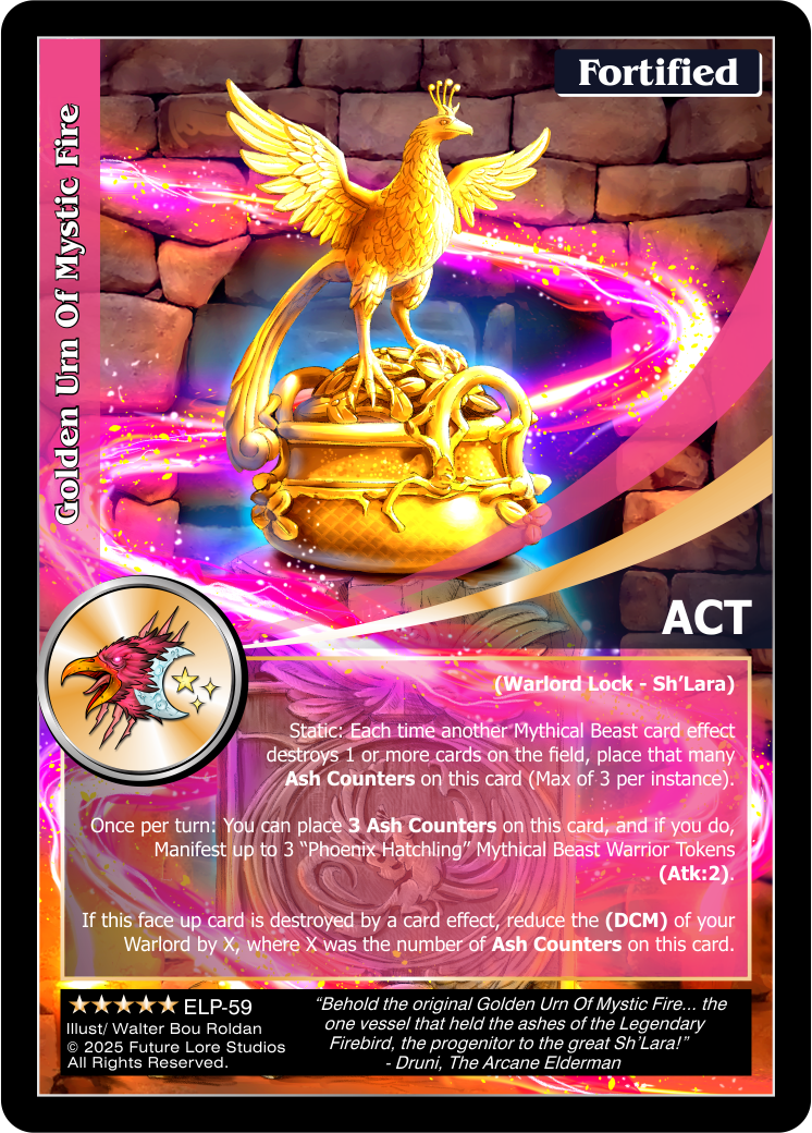 Golden Urn Of Mystic Fire - Elder Legends